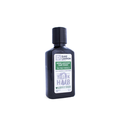 News Anchor Tea Tree 2-in-1 Hair Wash - Travel Size - Duke Cannon