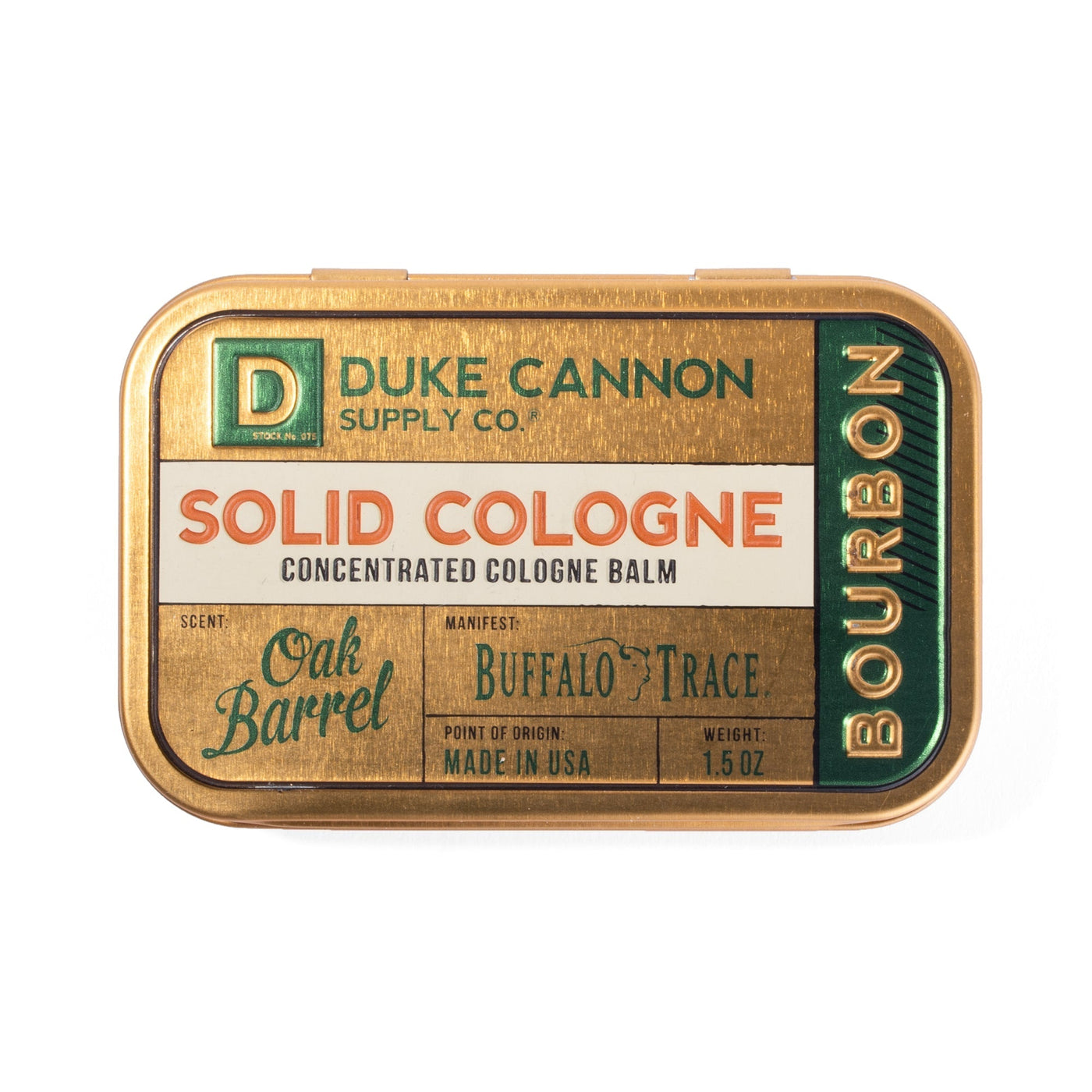 Solid Cologne - Bourbon - Duke Cannon