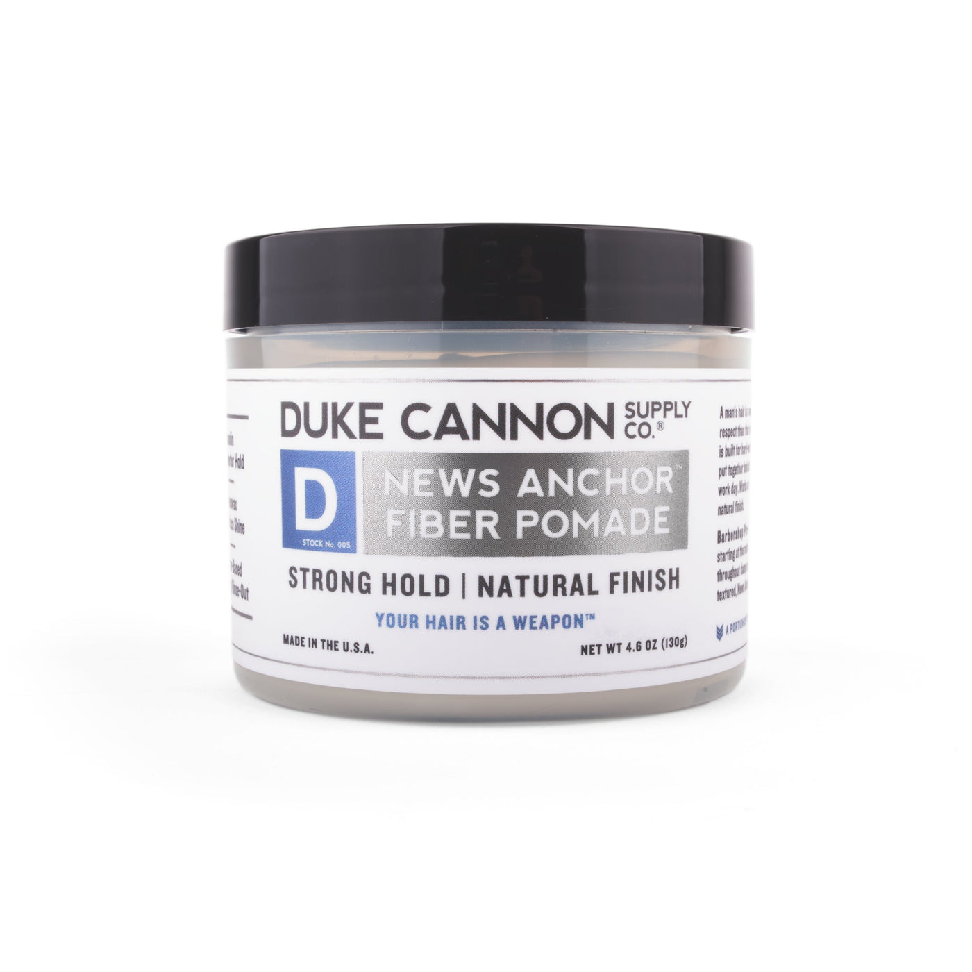 News Anchor Fiber Pomade - Duke Cannon