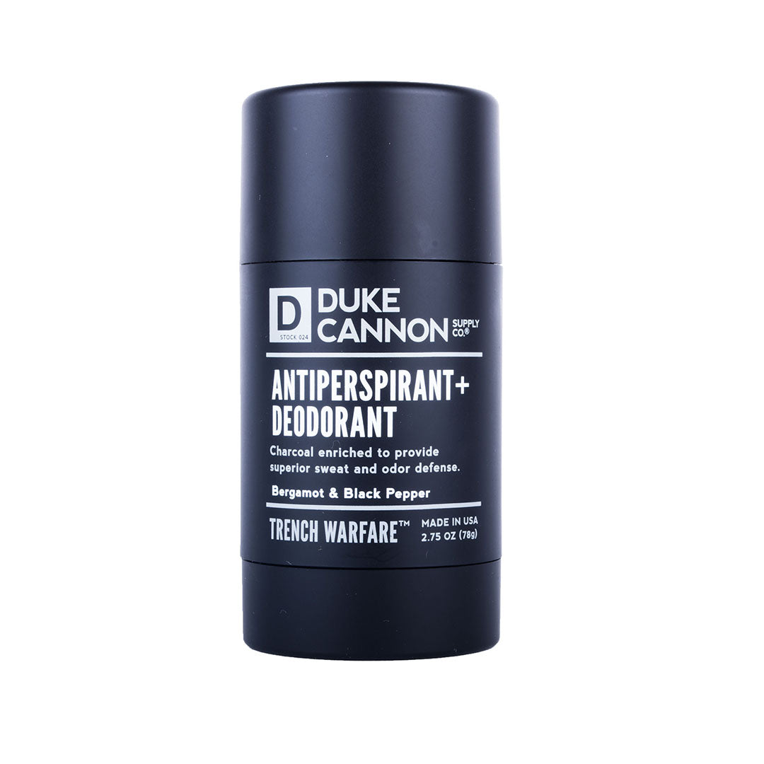 Trench Warfare Antiperspirant + Deodorant (Bergamot & Black Pepper)