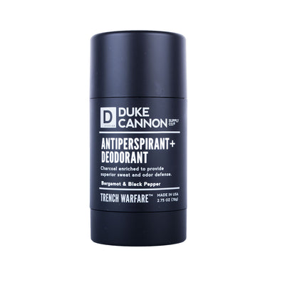 Trench Warfare Antiperspirant + Deodorant (Bergamot & Black Pepper)