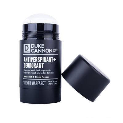 Trench Warfare Antiperspirant + Deodorant (Bergamot & Black Pepper)