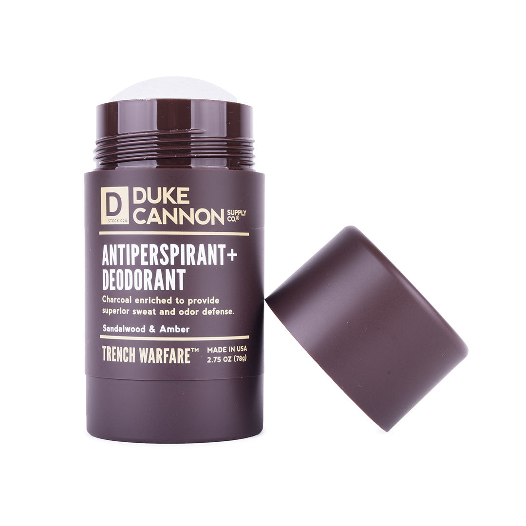 Trench Warfare Antiperspirant + Deodorant (Sandalwood & Amber)