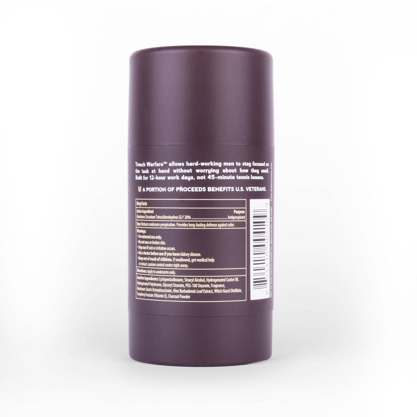 Trench Warfare Antiperspirant + Deodorant (Sandalwood & Amber) - Duke Cannon