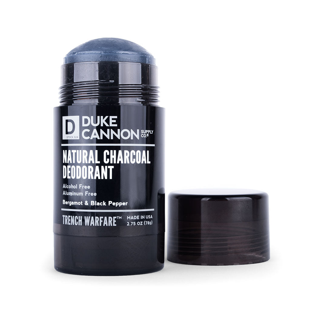 Trench Warfare Natural Charcoal Deodorant (Bergamot & Black Pepper)