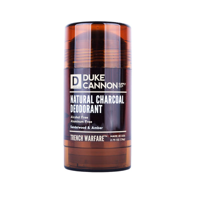 Trench Warfare Natural Charcoal Deodorant (Sandalwood & Amber)