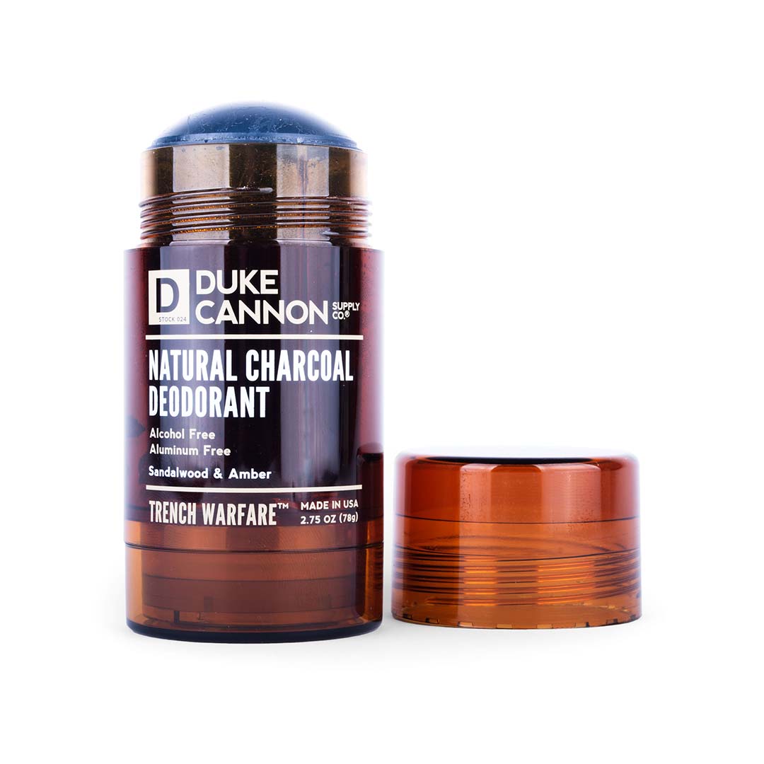 Trench Warfare Natural Charcoal Deodorant (Sandalwood & Amber)