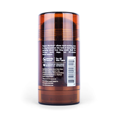Trench Warfare Natural Charcoal Deodorant (Sandalwood & Amber) - Duke Cannon