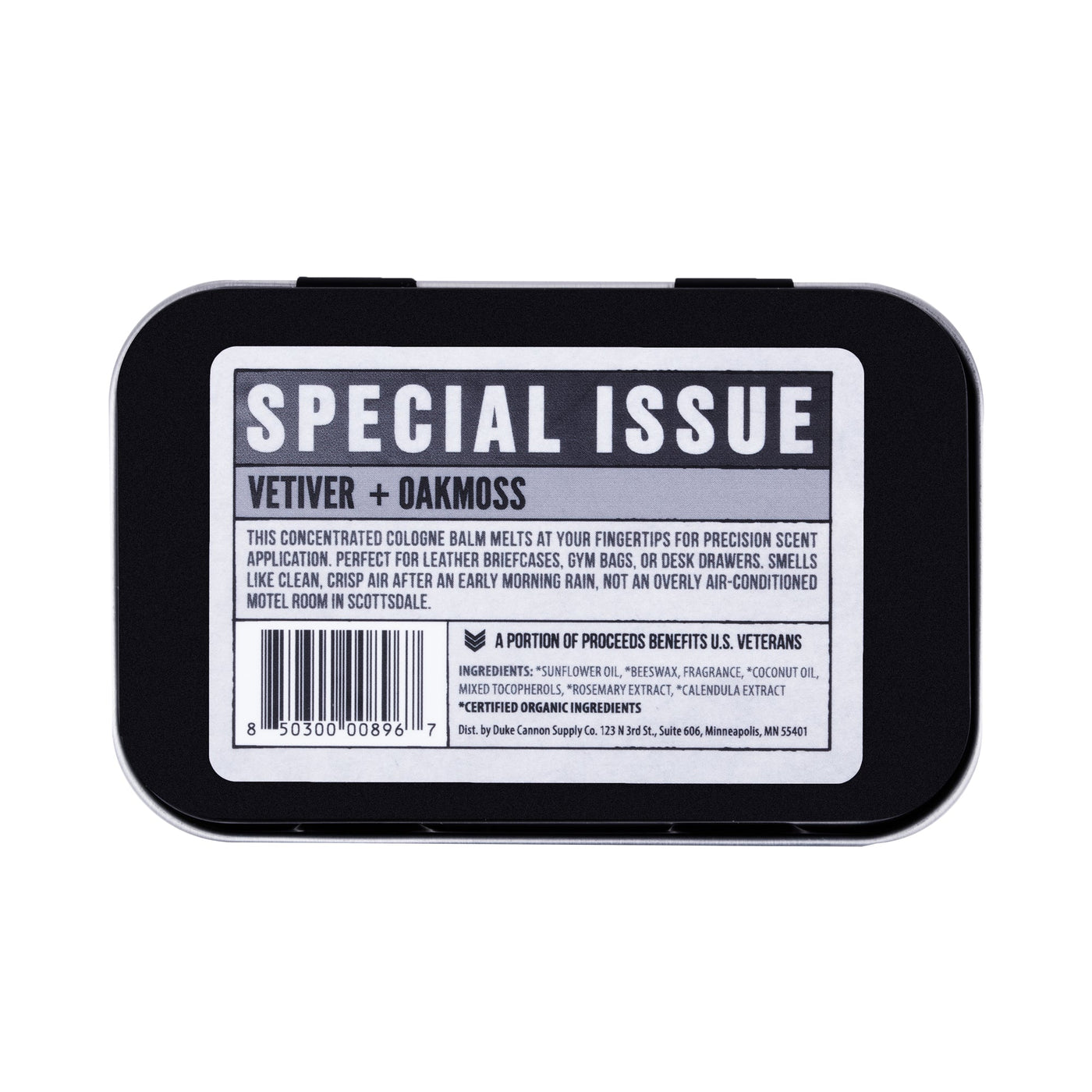 Solid Cologne Special Issue - Vetiver + Oakmoss - Duke Cannon