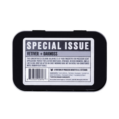 Solid Cologne Special Issue - Vetiver + Oakmoss - Duke Cannon