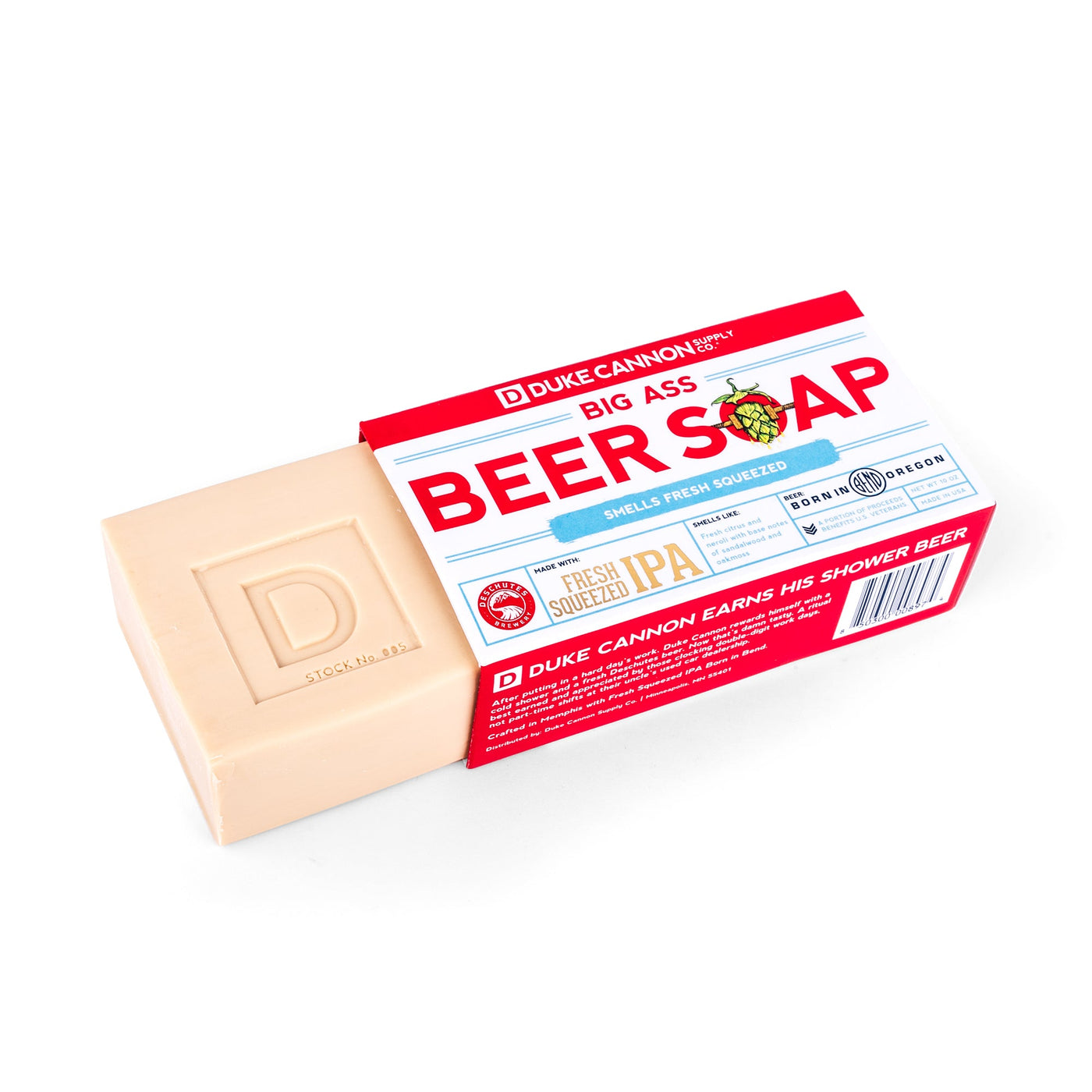 Big Ass Beer Soap - Deschutes Fresh Squeezed IPA - Duke Cannon