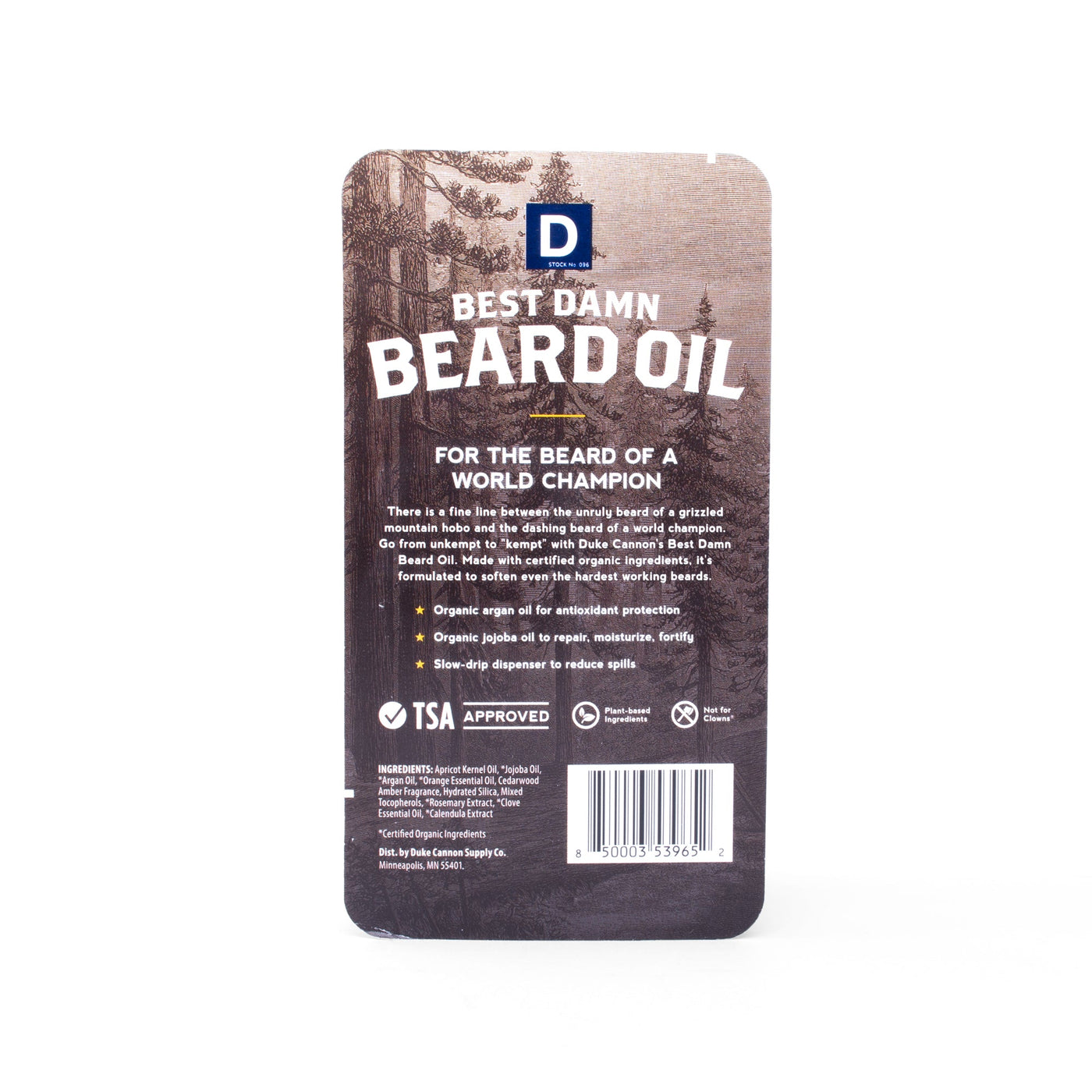 Best Damn Beard Oil - Travel Size - Duke Cannon