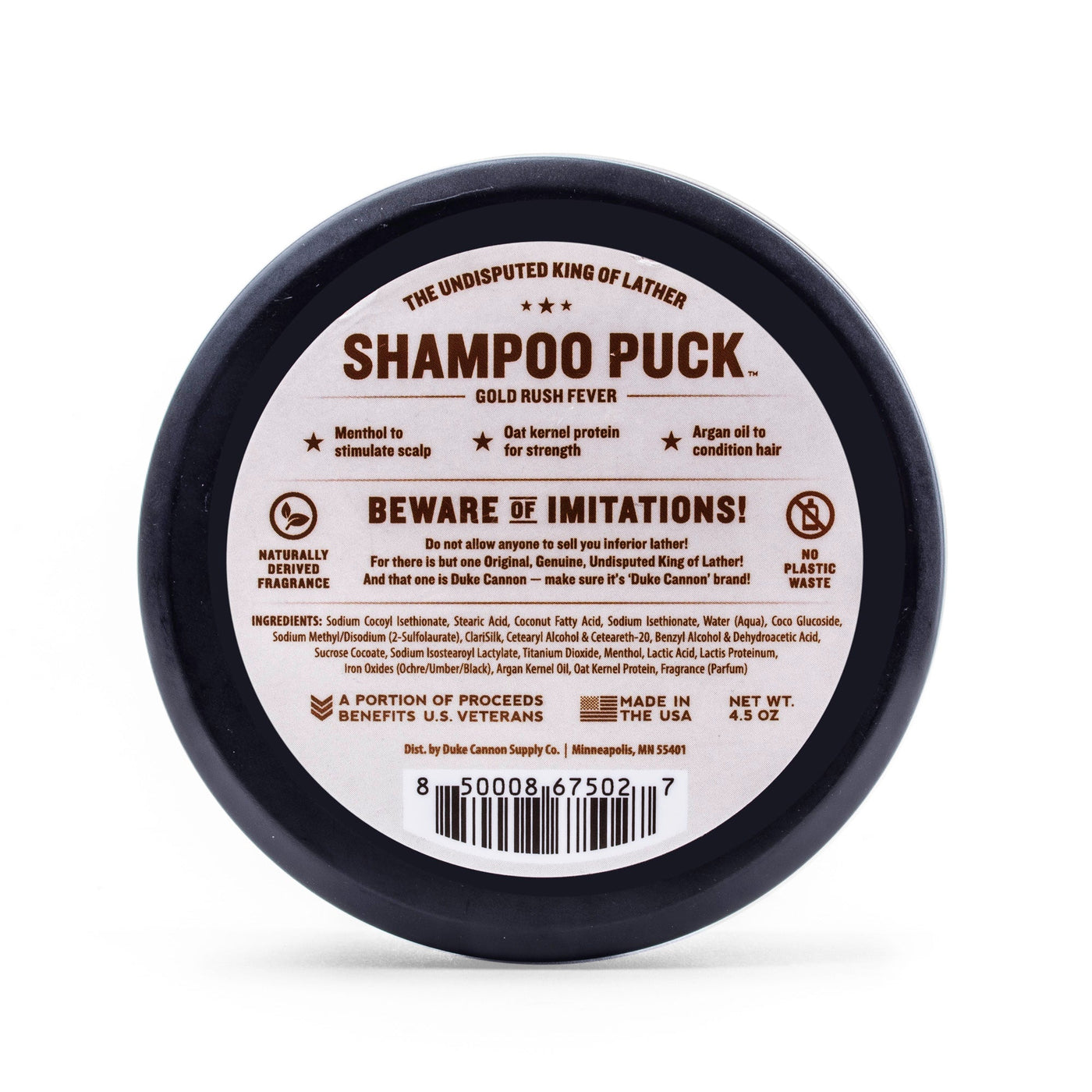Shampoo Puck - Gold Rush Fever - Duke Cannon