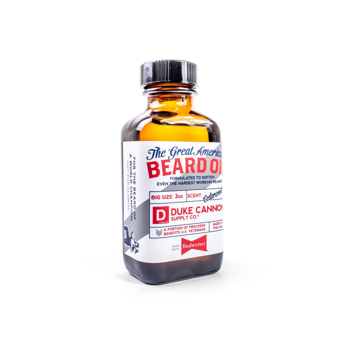 Great American Beard Oil - Made With Budweiser - Duke Cannon