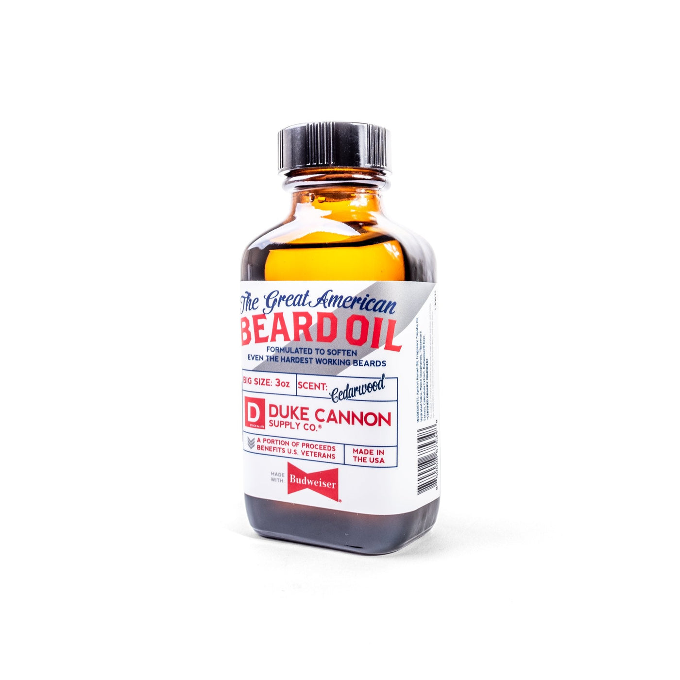 Great American Beard Oil - Made With Budweiser - Duke Cannon