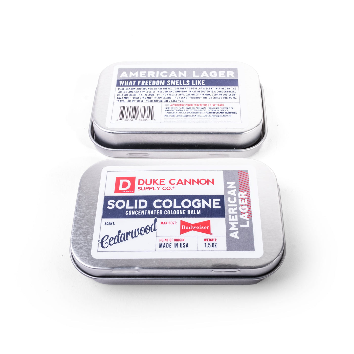 Solid Cologne - American Lager - Duke Cannon
