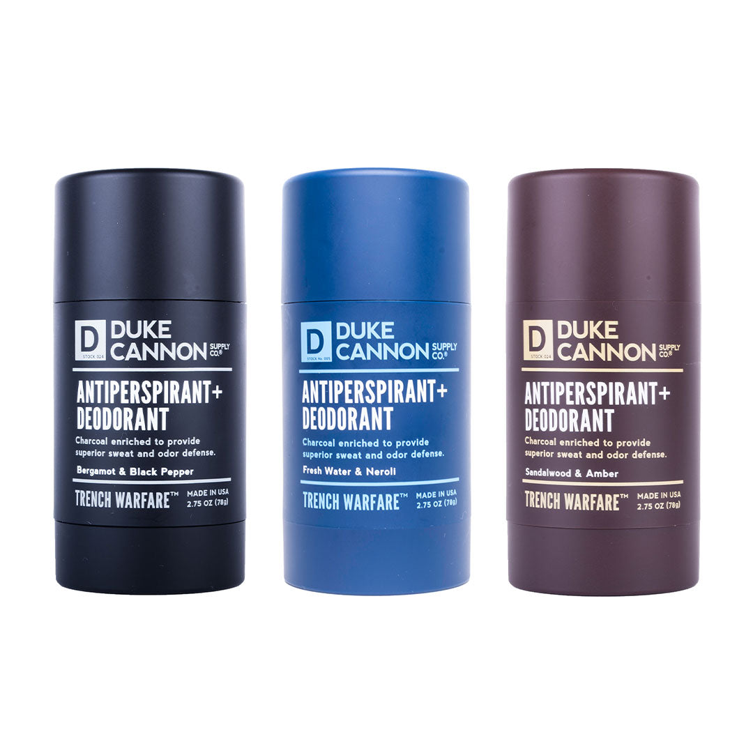 Trench Warfare Antiperspirant + Deodorant Variety Pack