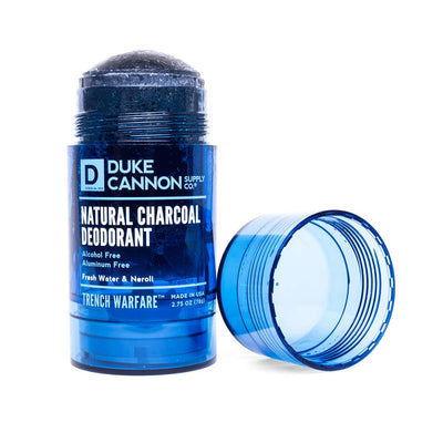 Trench Warfare Natural Charcoal Deodorant (Fresh Water & Neroli)