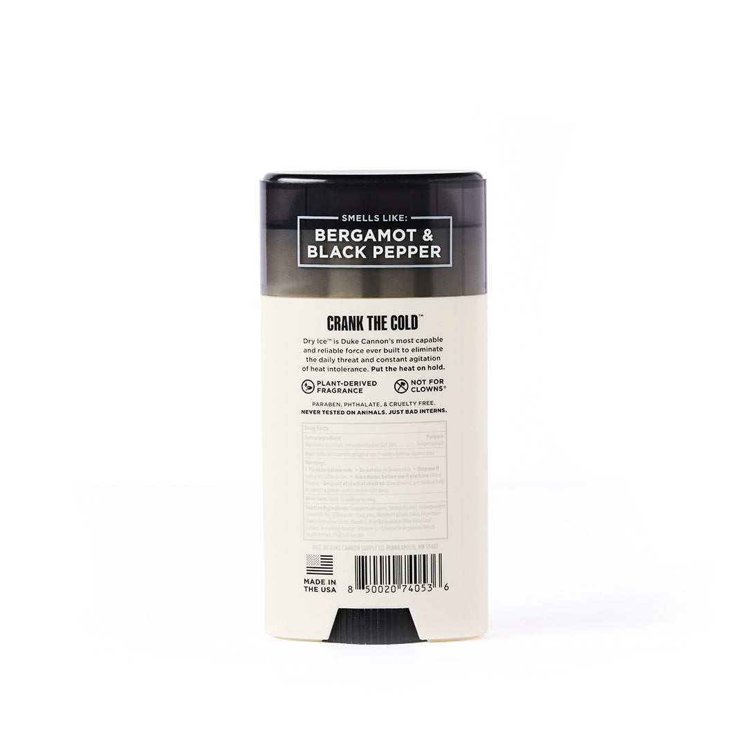 Dry Ice Cooling Antiperspirant + Deodorant (Bergamot & Black Pepper)