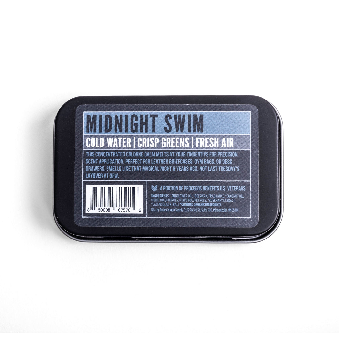 SOLID COLOGNE - MIDNIGHT SWIM - Duke Cannon